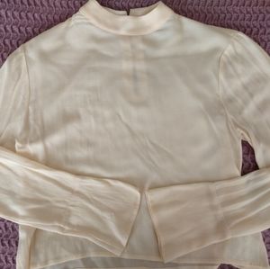 UO Ecote Blouse, blush pink, XS